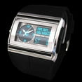 thumbnail image 4 of Montre Analogique Numérique LED Lumineuse avec Bracelet en Caoutchouc pour Homme Garçon, 4 of 6