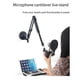 thumbnail image 3 of Adjustable Bracket Wall Mounted Microphone Support Fixed Base Punching Holes Universal Microphone an, 3 of 5