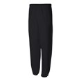 thumbnail image 2 of Jerzees Pantalon de Survêtement pour Homme NuBlend à Bas Élastique, 2X, Noir, 2 of 2