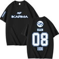 thumbnail image 2 of Stray T Shirt Men Women Short Sleeve Unisex SKZ T-Shirt Casual Cotton Crewneck Tees Streetwear, 2 of 7