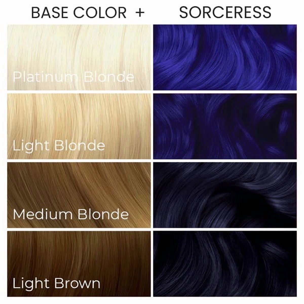 Arctic Fox Sorceress Midnight Blue Purple Semi-Permanent Cruelty-Free Vegan Hair Dye Color