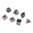 thumbnail image 3 of Novedad de dadoe metal poliédrico de 7 piezas - Dado&D poliédricos sólidoe aleación de zinc antiguos CUTICAT Lote de dados poliédricos, 3 of 7
