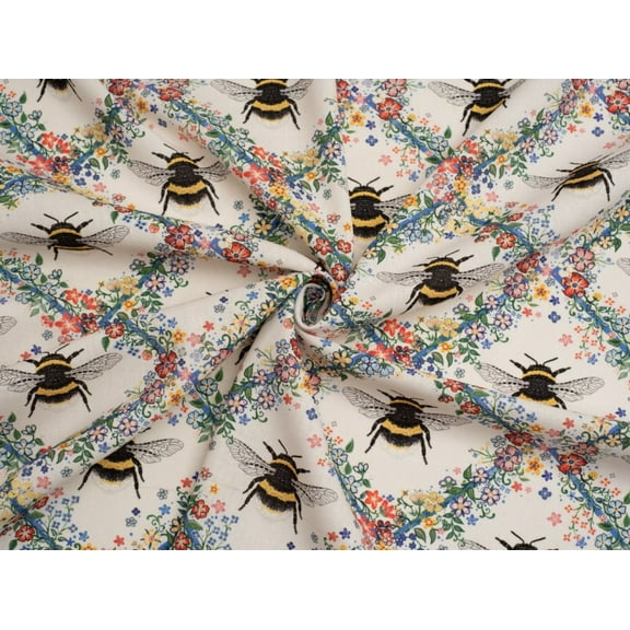 Minerva Exclusive Bumble Cottage Linen Viscose Blend Fabric - per yard