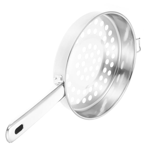 MEIBUTYUP Large Stainless Steel Fine Mesh Kitchen Strainer with Holes, Cooking Sieve for Professional Chefs, 1 Set