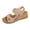 Beige, variant on Women's Orthopedic Wedge Walking Sandals Beach Comfortable Arch Support Platform Mid Heels Non Slip Work Summer Shoes for Woman with Adjustable Straps White Size 8.5