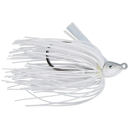 UPC: 0024395020443 | GAMBLER GTSJ018 GOAT White 5/16oz Skirted Swim Jig Fishing Lure