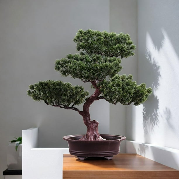 rbol de bonsi artificial decoracin de plantas en macetas decorativas  para estantera Estilo C BLESIY Bonsi de simulacin | Bodega Aurrera en  lnea