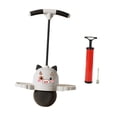 thumbnail image 4 of Pelota Pogo de tigre con asa, pelota divertida para niños que rebota para juguetes, entrenamiento, deportes Negro, 4 of 8