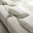 thumbnail image 3 of Modway Solace 3-Piece Modular Upholstered Fabric Sofa in Salt, 3 of 8