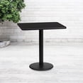 thumbnail image 2 of Bowery Hill 24" x 30" Restarant Dining Table in Black, 2 of 9