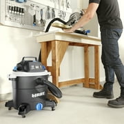 HART VOC1012PF 3703 10 Gallon 6 Peak HP Poly Wet/Dry Vacuum with Locking Accessories