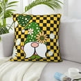 thumbnail image 6 of ZICANCN Decorative Throw Pillow Covers , Gnome Eif Couch Sofa Decorative Knit Pillow Covers for Living Room Farmhouse 18"x18", 6 of 8