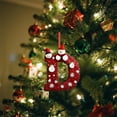 thumbnail image 2 of Decorative Letter Christmas Tree Pendant Ornaments, A-Z Alphabet Personalized Hanging Letters, Holiday Diy Craft Ornaments for Christmas Tree, 2 of 7