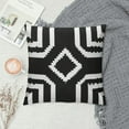 thumbnail image 2 of Nawypu  Boho Throw Pillow Covers Square Geometry Black and White Decorative Pillow Covers for Couch Sofa Bed Decor Cushion Covers (Black), 2 of 5