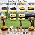thumbnail image 2 of Pistola de calor inalámbrica PMLYQ para batería Dewalt de 20 V, 350 W, 550 °C, 2 of 6