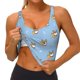 thumbnail image 3 of Balery Cute Cartoon Corgi Sujetadores deportivos con espalda cruzada para mujer, acolchados, sin costuras, de alto impacto, ideales para yoga, gimnasio, entrenamiento y fitness.-Medium, 3 of 8