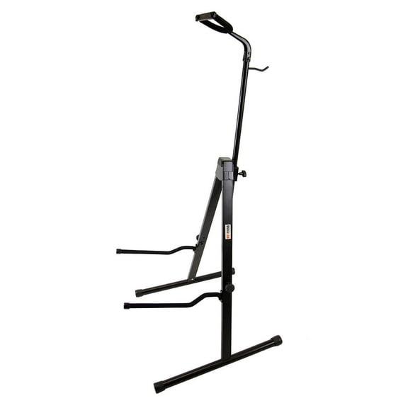 Gearlux Adjustable Cello Stand with Hook for Bow, 46-Inch Maximum Height, Collapsible for Easy Storage, Suitable for 1/2, 3/4, 7/8, 4/4 Scale