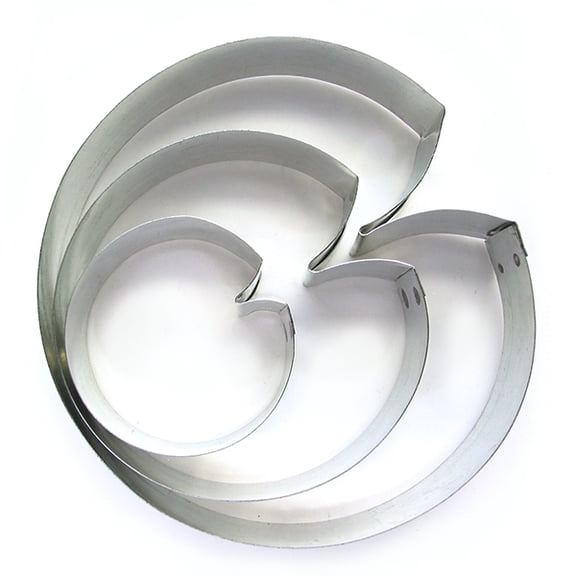 Lotus and Water Lily Pad Cutter Set (set of 3 sizes)