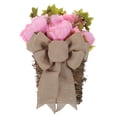 thumbnail image 4 of GOOHOCHY  Artificial Flower Hanging Basket with Flowers Fake for outside Pink, 4 of 8