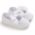 thumbnail image 5 of Yoyauz Baby Girl Mary Jane Shoes Anti Slip Rubber Sole Ballet Slippers Princess Dress Wedding Shoes Newborn Kids Shoes Toddler Shoes（0-12 Month）, 5 of 8