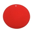 thumbnail image 2 of Lisbinx Tapis de Table Rond en Silicone / 18 Pouces Résistant à la Chaleur Antidérapant / Tapis de Cuisine de Qualité Alimentaire avec Trous de Drainage / Coussin d'Isolation Thermique Épaissi pour Bols et Vaisselle (7X7 Pouces), 2 of 6
