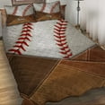 thumbnail image 1 of Living My Dream - Ensemble de Courtepointe de Baseball Personnalisé, 1 of 6
