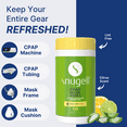 thumbnail image 5 of Snugell CPAP Mask Cleaning Wipes 110 Count - Fresh Citrus Scent, 100% Soft Cotton, 5 of 5