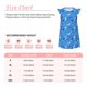 thumbnail image 3 of Fotbe Cute Shark Vestido de Dormir para Niñas de 3 a 10 Años, Mangas Cortas, Estilo Princesa, Pijama Camisón con Mangas Voladas-XX-Large, 3 of 6
