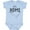 AE-Light Blue, variant on Inktastic Its Home- State of Texas Outline Distressed Text Boys or Girls Baby Bodysuit