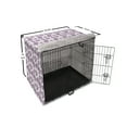 thumbnail image 6 of Hot Air Balloon Dog Crate Cover, Sky Transporation Vehicles in Purple Tones Repetitive Pattern, Easy to Use Pet Kennel Cover Small Dogs Puppies Kittens, 7 Sizes, Mauve Quartz and Lilac, by Ambesonne, 6 of 6