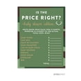thumbnail image 1 of Is The Price Right? Green Woodland Camouflage Boy Baby Shower Game, 20-Pack, 1 of 1