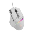 thumbnail image 4 of Mouse Gamer Getttech GPM-RGBWR-G1-WH Iluminación RGB, 7200 DPI Ajustable, 8 Botones Personalizables, Alámbrico 1.5M, color blanco, 4 of 7