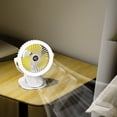 thumbnail image 6 of SummerYZEGDCH Portable Fan Versatile Fan Personal Desk Fan USB Rechargeable Fan with LED Light Clip Fan, 6 of 9