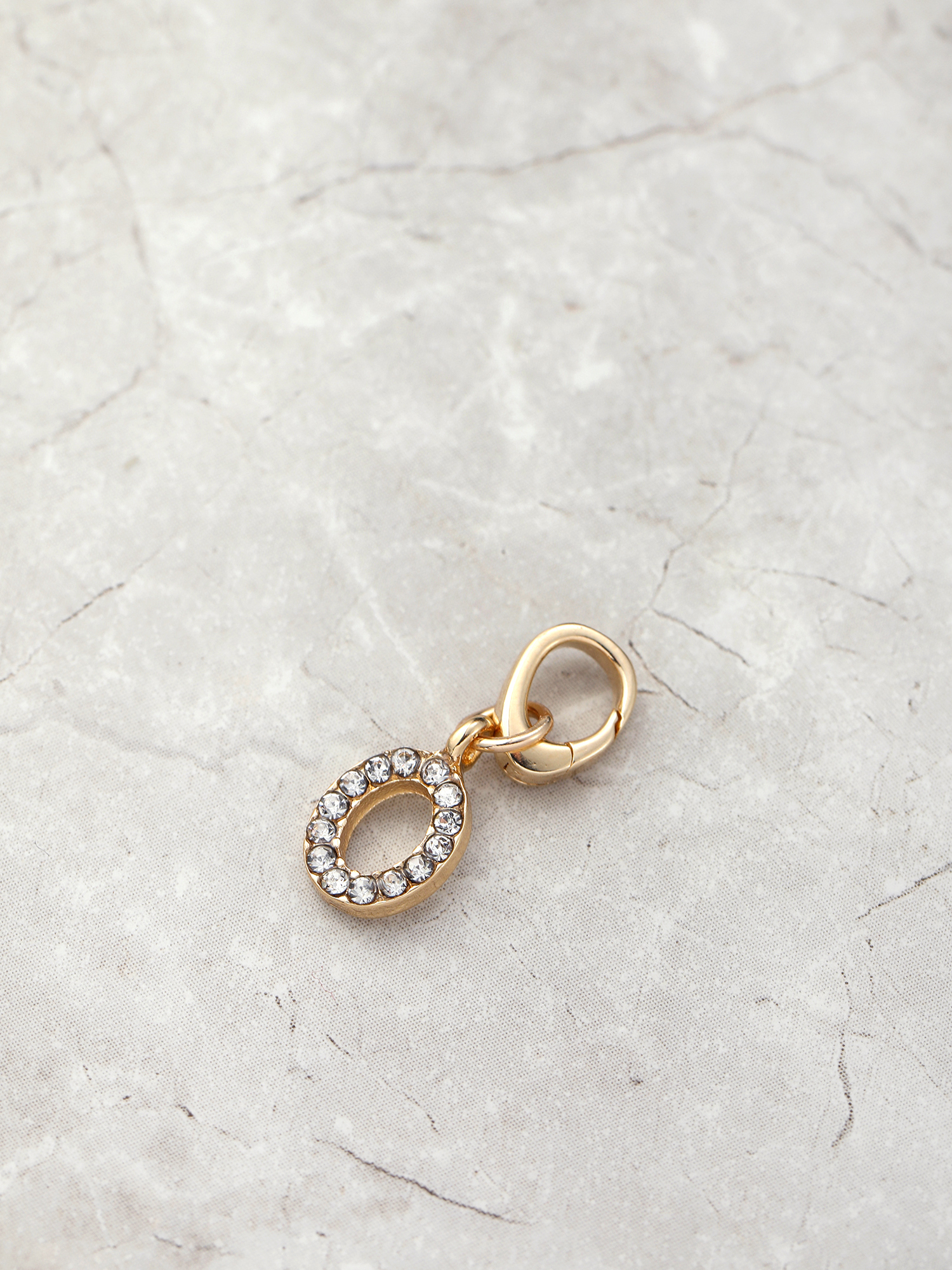 Time and Tru Women's Goldtone Initial Letter Charm, 1 Piece