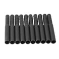 thumbnail image 3 of 10Pcs Golf Club Carbon Fiber 0.55 Extension Rods Kit Butt Extender Stick Shaft Putter Golf Accessories,10 x Golf shaft extension,Black, 3 of 8