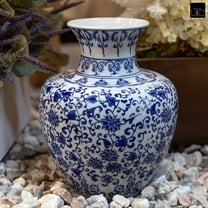 Camden Ceramic Chinoiserie Vase