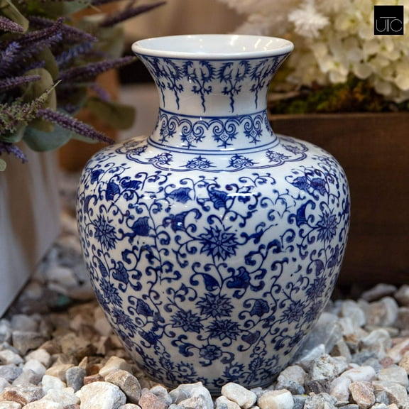 Camden Ceramic Chinoiserie Vase