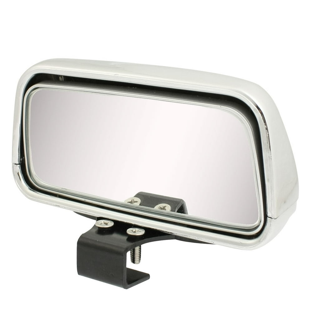 Car Truck Car Screw Mount Rear View Blind Spot Mirror Silver Tone