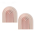 thumbnail image 2 of Juego de 2 posavasos de silicona grandes de 6 pulgadas, posavasos para bebidas, posavasos para bebidas, vida Beige, 2 of 9