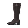 thumbnail image 2 of LifeStride Daring Boot Women's 10 Stone Gray Zipper Knee High Block Heels KHD561, 2 of 5