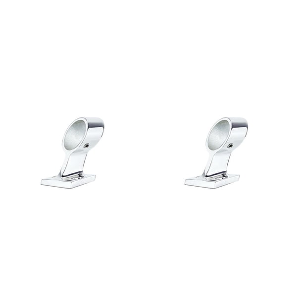 Riwesomey Soporte de pasamanos Tubo de soporte de puntal Hardware de acero inoxidable 316 Partes de barcos de múltiples ángulos Mantenimiento de cubierta 【25mm frente】 2piezas Riwesomey CBP208540