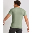 thumbnail image 3 of Hanes Originals Men's Lightweight Cotton Short Sleeve Crewneck T-Shirt, Sizes S-3XL, 3 of 4