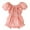 Pink, variant on Elainilye Fashion Baby Girls Summer Rompers Dress Princess Dress Cute Sweet Puff Sleeve Jumpsuit Sizes Newborn-18M