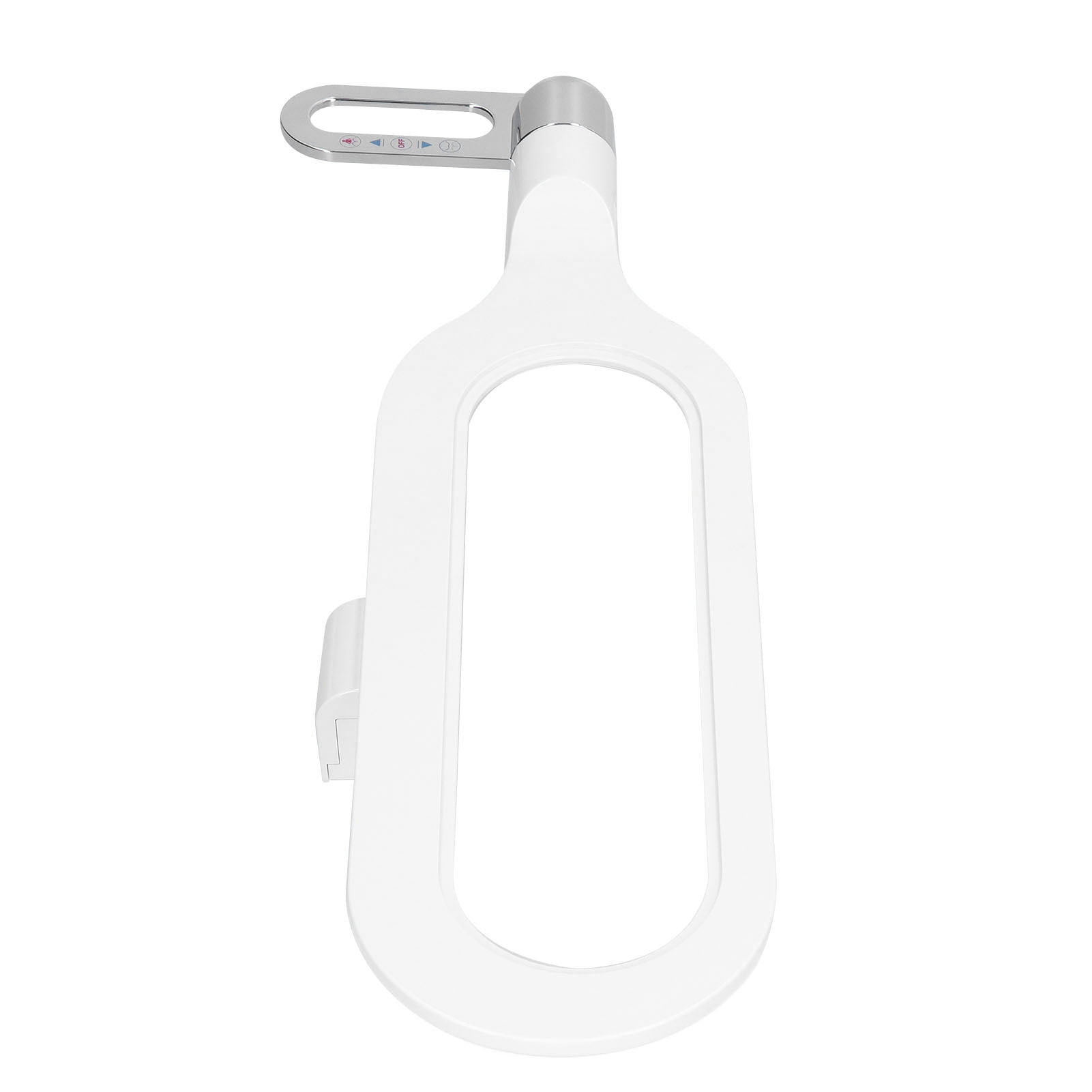 YAHHU G1/2 Ultra Thin Plastic Toilet Bidet Attachment, Non-Electric Dual Nozzle with Self Cleaning, Easy to Install Accessory, 17.3 inches / 44 cm