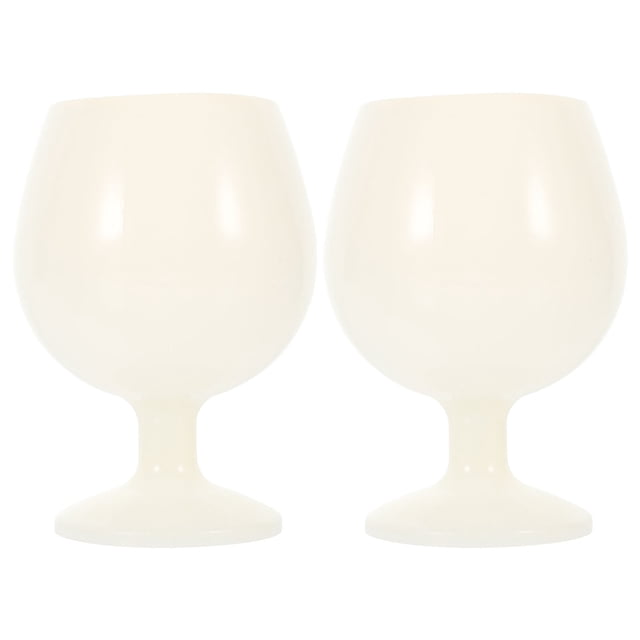 2Pcs Household Wine Cup Multi-function Water Goblet Convenient Drink Cup Home Accessory