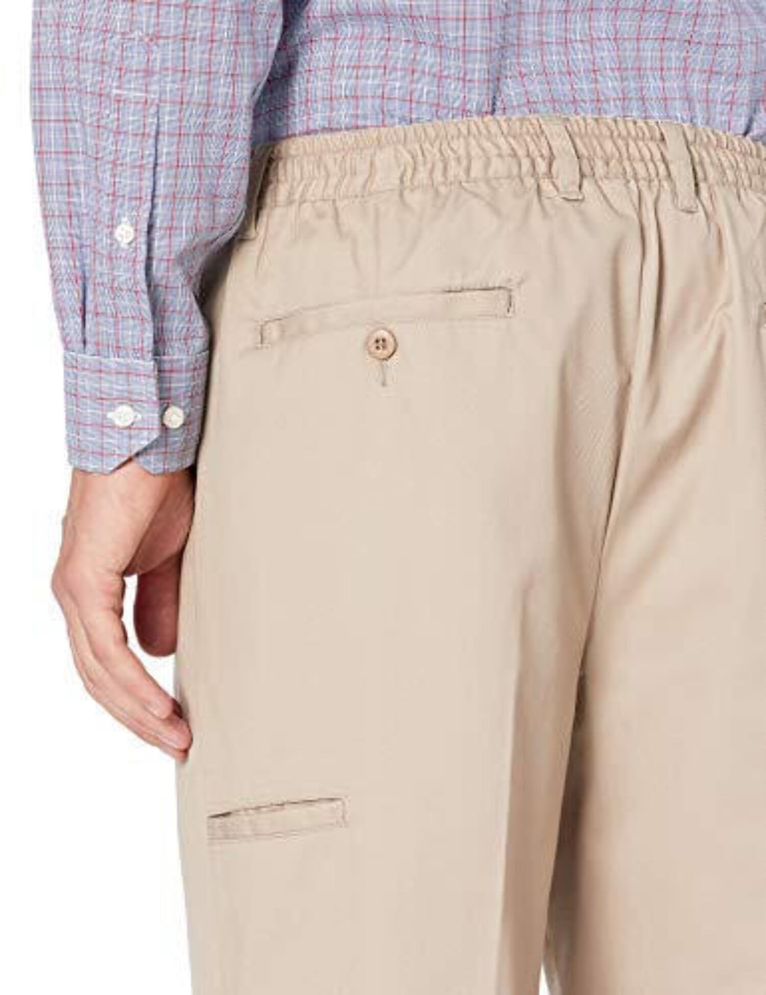 High-waist Elastic Band Pants - Men's Pants - Lattelierstore
