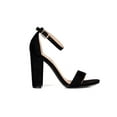 thumbnail image 2 of ShoeLaLa Two Piece Chunky Heel Sandals in Black, 2 of 3