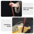 thumbnail image 3 of 2 pares de palillos largos para cocinar, japoneses, para freír, antideslizantes, de madera, alargados, de bambú, 3 of 6