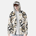 thumbnail image 2 of Fotbe Snake Chaqueta con Protección Solar UPF 50+ para Hombre y Mujer, Camisa con Capucha y Bolsillos-Medium, 2 of 7