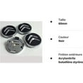 thumbnail image 2 of 4pcs 60mm Wheel Center Hub Caps Cover Rim Logo Emblem for Citroen Black, 2 of 5